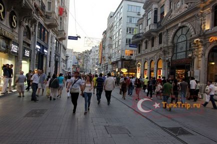 Strada istiklal din Istanbul fotografie și descriere