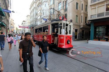 Strada istiklal din Istanbul fotografie și descriere