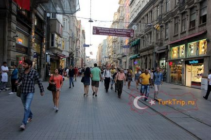Strada istiklal din Istanbul fotografie și descriere