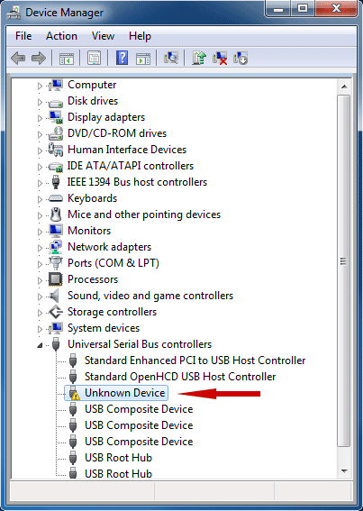 Unknown device що це unknown device помилка як виправити - все по від перевіреного постачальника