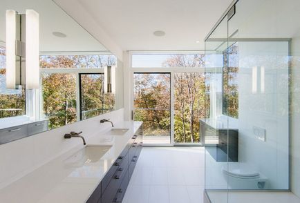 Fürdő két mosdó - egy fotó a belső