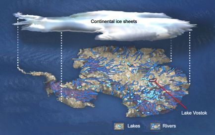Est a găsit o formă necunoscută de viață în Lacul Antarctic