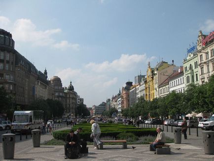 Piața Wenceslas din Praga - cea mai mare zonă din lume