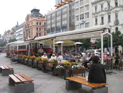 Piața Wenceslas din Praga - cea mai mare zonă din lume