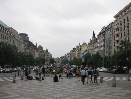 Piața Wenceslas din Praga - cea mai mare zonă din lume