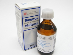 Vinilin - instrucțiuni de utilizare (balsam Shostakovskogo)