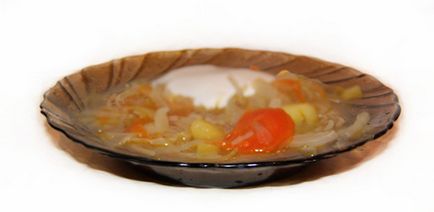 Finom leves friss káposzta hús nélkül -, hogyan kell főzni vegetáriánus meatless káposztaleves friss káposzta (fotó húsmentes leves) Finom leves friss káposzta hús nélkül -, hogyan kell főzni vegetáriánus meatless káposztaleves friss káposzta