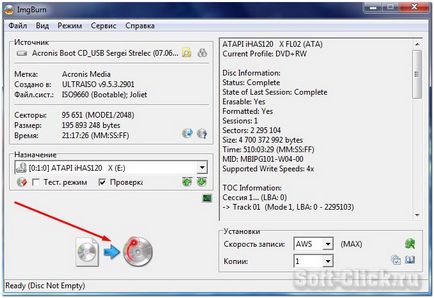 Відновлення системи за допомогою acronis boot cd_usb sergei strelec ()