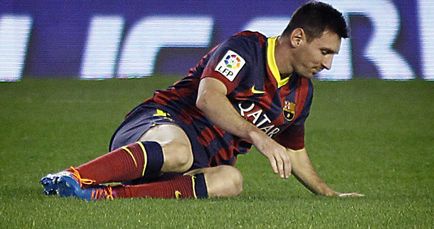 Minden a sérült Lionel Messi
