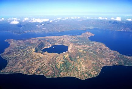 Vulcanul taal pe hartă, fotografia - în cazul în care se află vulcanul taal