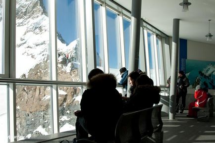 Jungfraujoch, együtt utaznak