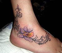 Semnificația unui tatuaj pentru gleznă