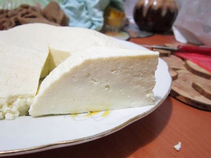 Brânză Adyghe la domiciliu cu fotografii