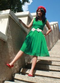 Аксесуари до зеленого плаття