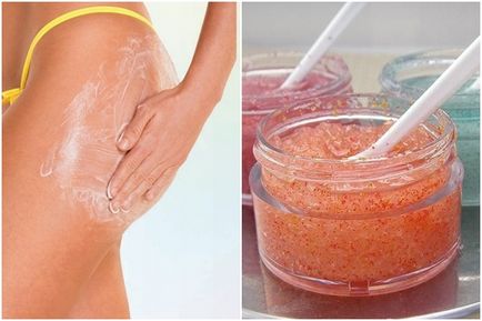 Anti-celulita peeling - retete simple pentru scrubs pierderea in greutate - ingrijirea pielii corpului - secrete