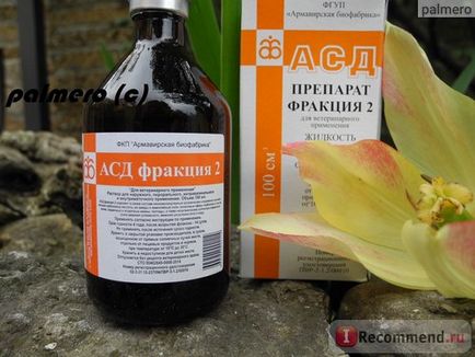 Fertőtlenítő Dorogova Armavir biofabrika ASD 2F - „ASD 2F - hogy meg tudja gyógyítani 2. frakció