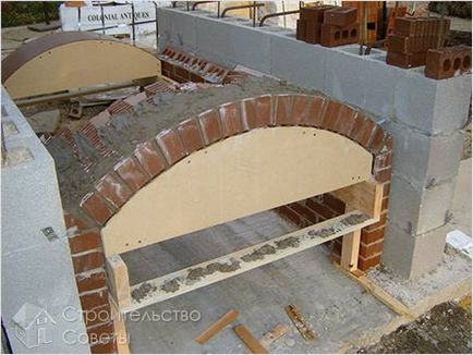 Arcul de cărămidă cu mâinile tale - cum să construiască un arc de caramida