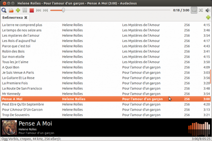 Audacious - player audio, documentație rusă pentru ubuntu