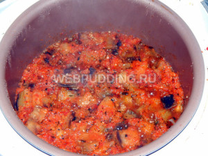 Padlizsán paprika a téli recept fotókkal, hogyan kell főzni
