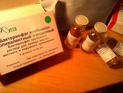 Bacteriofage Klebsiella pneumonie, medicină, recenzii
