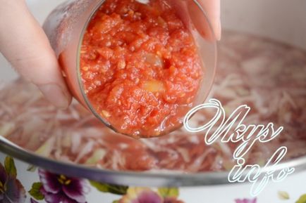 Борщ з квасолею і кількою в томаті - покроковий рецепт з фото
