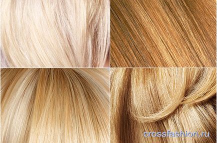 Grupul Crossfashion - galbenul părului în blonde