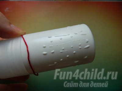 Moș Crăciun din fire și deodorant cu propriile sale mâini