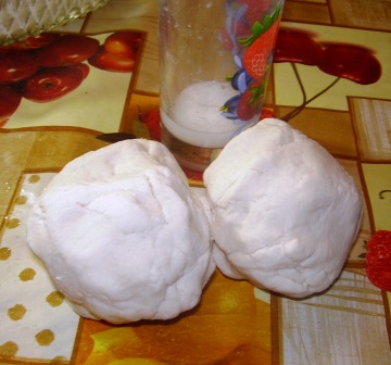 Díszhalakat sóból tésztát, kézműves