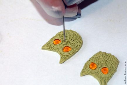 Робимо сережки сови з полімерної глини - ярмарок майстрів - ручна робота, handmade