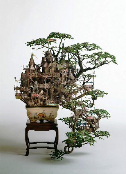 Copacii din bonsai margele - filosofie, istorie, perspectiva lumii, floristica margele de la Anna Masala