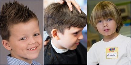 Gyermek hajvágás fiúk divatos és elegáns lehetőség (sok kép)