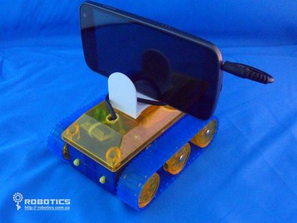 Diy робот-танк на основі androidного смартфона