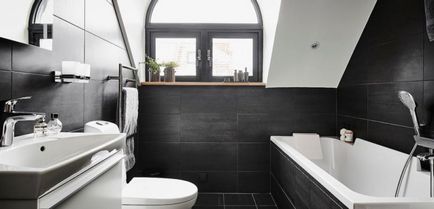 Belsőépítészet fürdőszoba inkrementális javítási és dekoráció, fotó
