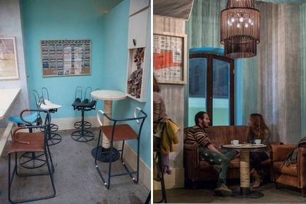 Design cafe fotografie de interioare alfabetizate și decorate