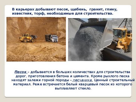 Extracția mineralelor - clase primare, prezentări