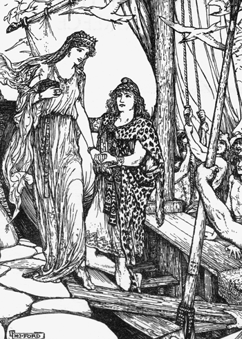 Олена троянська (короткий зміст міфу з ілюстраціями)