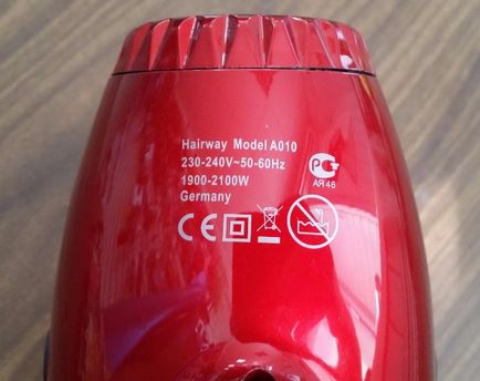 Фен для волосся hairway rubi ceramic ionic відгуки