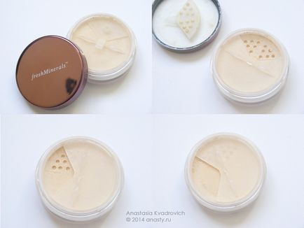 Freshminerals мінеральна пудра-основа light beige loose powder foundation