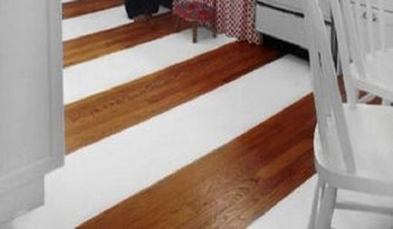 Idei pentru designul de podea în bucătărie este ieftin, frumos, original