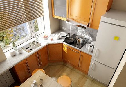 Інтер'єри маленьких кухонь на 33 фото з рішеннями дизайну