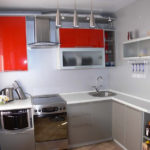 Belső terek kis konyhákban 33 fényképeit tervezési megoldások