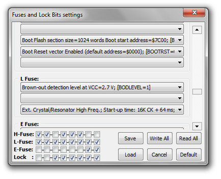 Folosind bootloader bascom-avr - informații utile - avr - proiecte pe microcontrolerele avr