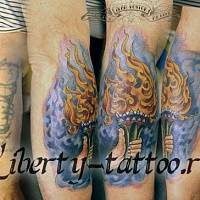 Corectarea tatuajelor în studioul Liberty