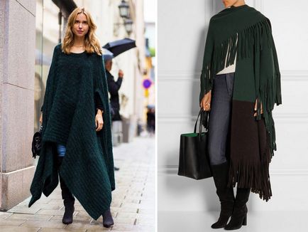 Este un poncho timp sau cu ce sa poarte un poncho, alfabetul de stil