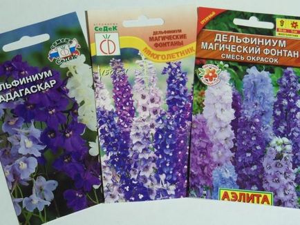 Calitatea semințelor de Delphinium