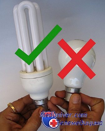 Ce becuri sunt sigure pentru sănătate cum să alegeți o lampă de economisire a energiei