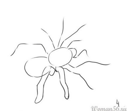 Як намалювати павука