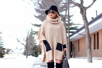 Cum de a alege poncho moda poncho dreapta - cele mai bune modele, getwag