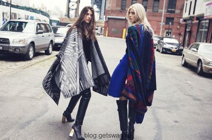 Cum de a alege poncho moda poncho dreapta - cele mai bune modele, getwag