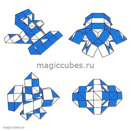 Hogyan készítsünk alakjai Rubik Snake utasítás - mosstroyservice